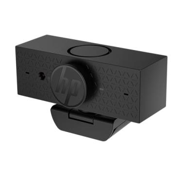 Imagem de Webcam 1080p HP 360 com Ajuste Automático de Luz, Conexão USB Imagem Full HD com Campo de Visão Ajustável Dois Microfones Integrados com Cancelamento de Ruído Compatível com Windows Hello (6Y7L2AA)