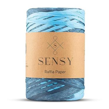 Imagem de Sensy Premium 317 jardas% 100% Papel Multicolorido Raffia Papel Artesanato Fita Fita Corda de Papel (410)