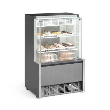 Imagem de Vitrine Refrigerada Gelopar Dupla Função 75 Cm Inox 50-60hz 220v Gpea-075r Ti