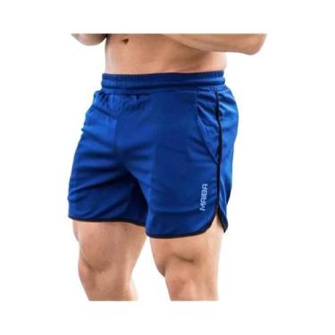 Imagem de Calções de Corrida Masculinos - Malha de Secagem Rápida para Verão, Fi