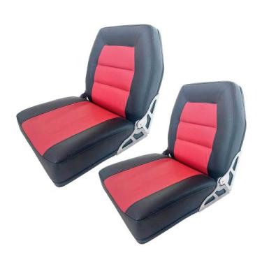 Imagem de Par de Cadeiras Almofadadas para Barco de Alumínio ou Lancha - Levanta