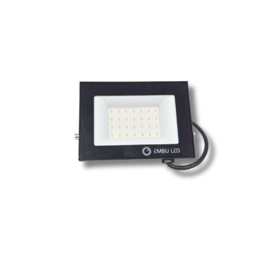 Imagem de Refletor Led 50w 3000k Slim Ip67 Embu Led
