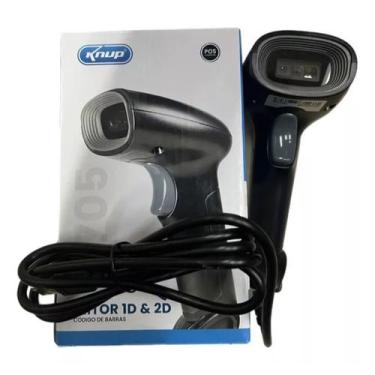 Imagem de Leitor De Codigo Barras 1d 2d Qr Code Produtos Pratico - Knup