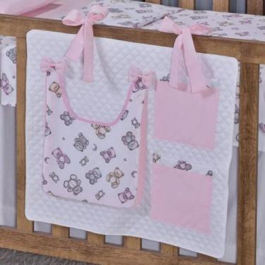 Imagem de Porta Treco e Fralda Organizador Quarto de Bebê Menino Menina 1 Peça C