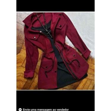 Imagem de Jaqueta parka feminina bengaline com bolso - Filó Modas