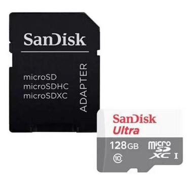 Imagem de Cartão MicroSDXC 128Gb SanDisk Ultra 100Mb/s UHS-I U1