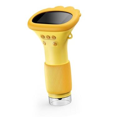 Imagem de Estink 2in Tela Microscópio Portátil, 100x-1000x Zoom 2MP HD Microscópios Portáteis Com 8 LEDs Ajustáveis ​​para Crianças Adultos Exploração Científica (ORANGE)