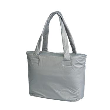 Imagem de Bolsa Térmica Multiuso Impermeável, 3 Tamanhos com Capacidades de 8L/15L/25L, Cores Lisas e Estampadas (Cinza, G (25 Litros))