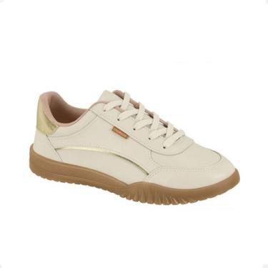 Imagem de Tenis Casual Feminino Moleca Urbano Sola Baixa Lançamento, Branco, 38