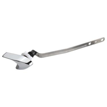 Imagem de Ioensy Alça de descarga de vaso sanitário, peça de reparo montada à esquerda, kit de reparo resistente, fácil instalação, acessório de alavanca de, Comprimento 8 Cm