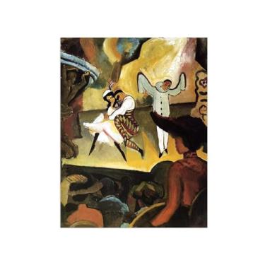 Imagem de Pinturas Famosas em Tela-Quadros Decorativos-Dance-Pôster e Impressões para Sala de Estar e Casa 30x40cm12x16in Sem Moldura