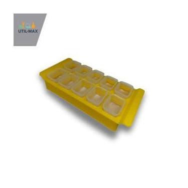 Imagem de Forma de Gelo Desmontável 10 Cubos  Prática e Higiênica - BUDEPLAST, A