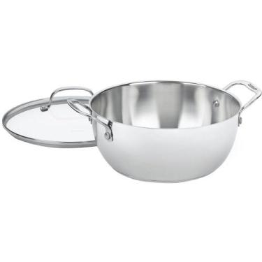 Imagem de Pote Multiuso Inox Chef Clássico 5,5 Qt - com Tampa de Vidro
