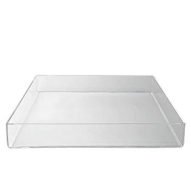 Imagem de Bandeja Organizadora em Acrílico Cristal 3mm (20 x 20 x 5cm) - PRONTO 