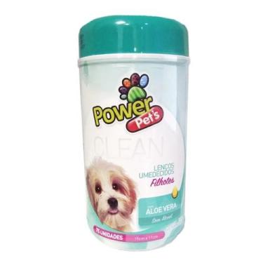 Imagem de Lenço Umedecido Aloe Vera Power Pets - Higiene Prática - PowerPets - 7