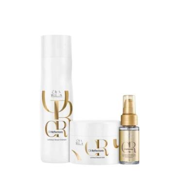 Imagem de Wella Oil Reflections Sh 250ml + Masc 150ml + Oleo 30ml - Wella profis