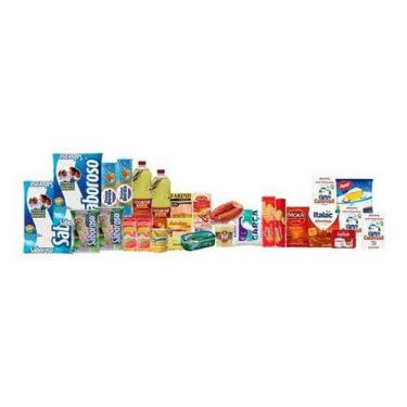 Imagem de Cesta Básica De Alimentos (c/ Linguiça) - 28 Itens - Higipack