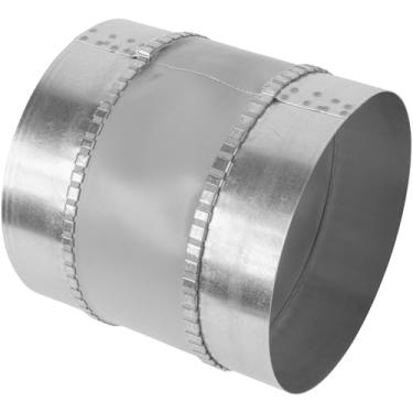 Imagem de Vent Systems Conector de duto redutor de vibração flexível de 15 cm - adaptador de mangueira de ventilação de aço galvanizado redondo, duto espiral de extremidade fêmea, extensor de tubo, acessórios