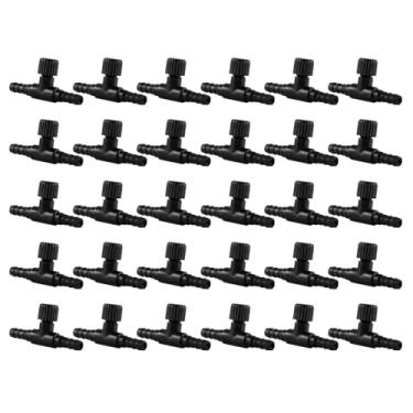 Imagem de Válvula de ar para aquário | Válvula de ar de aquário de PVC com forma de T | Acessório de aquário de fácil instalação, regulador de linha aérea para dormitório de apartamentos