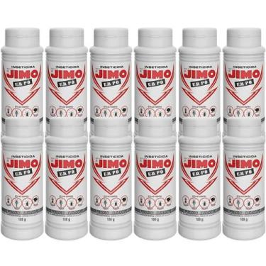 Imagem de Jimo Inseticida Em Pó 1200g Mata Pulgas Traça Formigas Barata