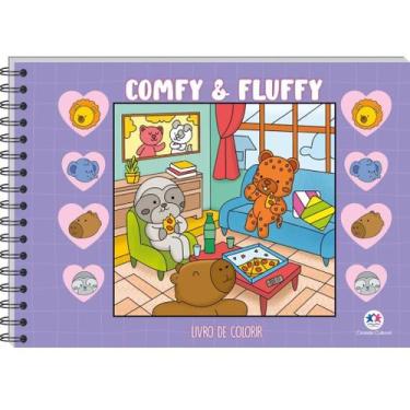 Imagem de Livro De Colorir Comfy And Fluffy Purple - Ciranda Cultural