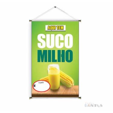 Imagem de Banner pronto Suco de Milho BA 609 medida 45x70 cm arte Pronta