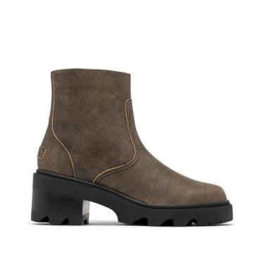 Imagem de Sorel Bota feminina com zíper Joan Now, Canoa/preta, 38