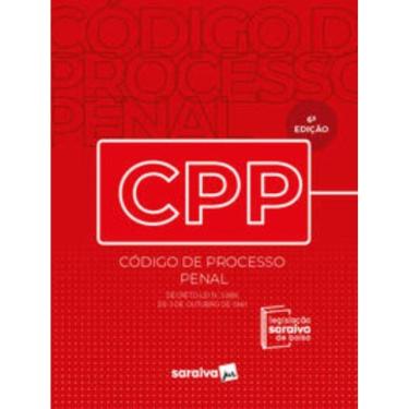 Imagem de Código De Processo Penal Mini - Coleção Saraiva De Bolso - 6ª Edição 2023