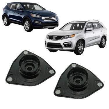 Imagem de 2 Coxim Batente Amortecedor Dianteiro Sorento Santa Fé 15/.. - Solupe 