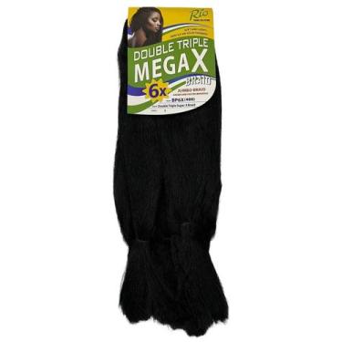 Imagem de Kanekalon Jumbo Para Tranças Box Braid MEGAX 400g Fibra Especial - Imp
