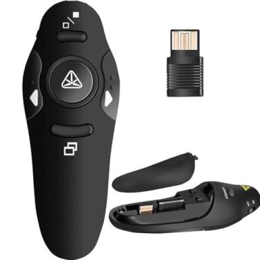 Imagem de Controle Remoto Apresentador Multimidia Passador De Slides Sem fio Portatíl Perfeito Para Palestra Em Cogresso Simpósio Faculdades Cursos Frequência de Transmissão 2.4GHz
