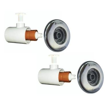 Imagem de Kit 2 bico jato hidromassagem pratic inox sodramar 50mm