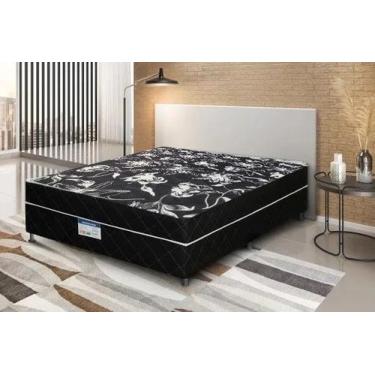 Imagem de Cama Box Casal Conjugada Ortopédico 8cm - RR Colchões
