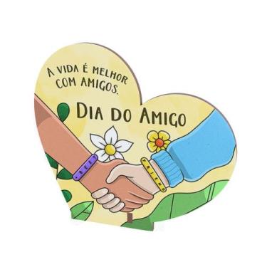 Imagem de Lembrancinhas MDF Premium: Kit com 15 Unidades para o Dia do Amigo - D