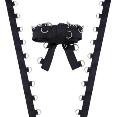 Imagem de PH PandaHall Fecho de zíper de casamento preto de 4 metros com cadarço ajustável, cadarços de fita espartilho com anel D ajustável, kit para vestido de noite, banquete, acessórios de vestido de