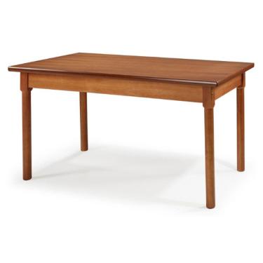 Imagem de Mesa Retangular 6 Lugares Em Madeira Maciça Mv Outlet Mel