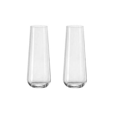 Imagem de 2 Copos De Cristal Para Champagne 250 Ml Sandra Bohemia - Bohemia Crys