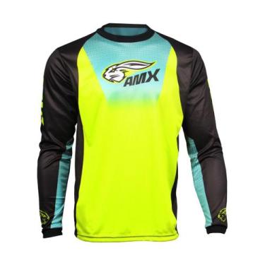 Imagem de Camisa Amx Classic Silver Trilha Motocross Enduro Velocross, Amarelo n