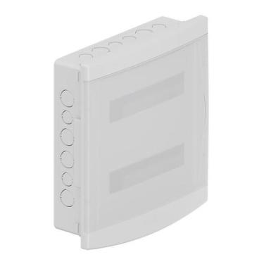 Imagem de Quadro Distribuição Embutir 18/24 Disj Tampa Translúcida - Tigre Pvc