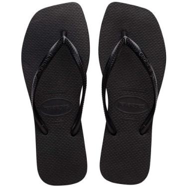 Imagem de Sandálias Havaianas Slim Square Preto 37/38