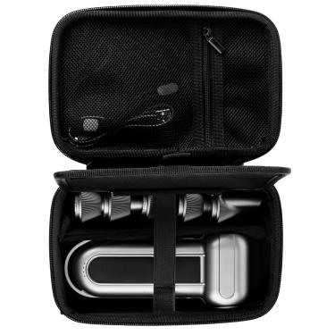 Imagem de Holylofty Bolsa de transporte à prova de choque compatível com o espanador elétrico WOLFBOX MF100 - capa rígida para soprador de poeira para proteção e viagem, preta (apenas capa)