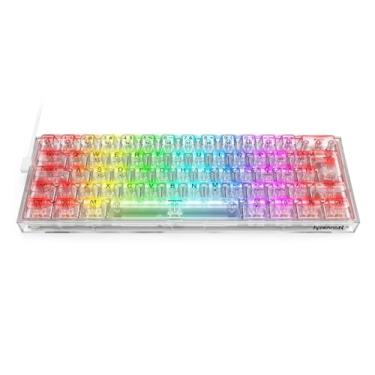 Imagem de Teclado Gamer Redragon Fizz RGB Crystal Switch Crystal Linear K617CT-RGB PT