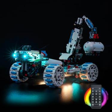 Imagem de LocoLee Light kit Compatible with Lego 42211 Lunar Outpost Moon Rover Space Vehicle - No Model Only Light, LED Lighting Accessories Compatible with Lego 42211 (RC Version)