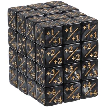 Imagem de NUOBESTY 48pcs Counter Dice Set, Token Counters D6 Dices for Party, Card Gaming Accessories, Educational Supplies