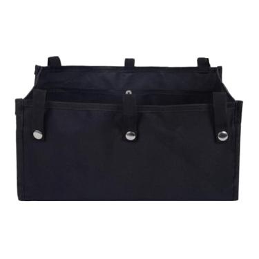 Imagem de Kokiya Bolsa para andador sob o assento para andador de quatro rodas, acessórios para dobrável, bolsa sob o assento para itens essenciais, copos, idosos e, Preto
