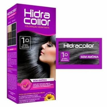 Imagem de Coloração Hidra Collor Sem Amônia 1.0 Preto Azulado Hidran