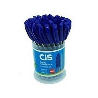 Imagem de Caneta Esferográfica Neotip Cis Azul 0.7 Mm 50 Unidades, Azul