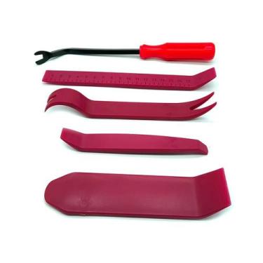 Imagem de Kit Espátula Desmontar Painel Moldura Porta Teto Rádio Carro - Saint