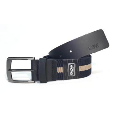 Imagem de Cinto Em Elástico Masculino com Ponteira - Razaa, Masculino, Marinho, 