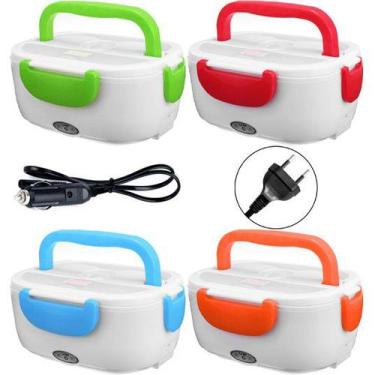 Imagem de Marmita Elétrica Carro Ou Casa Portátil Automática Térmica Box Pote Al